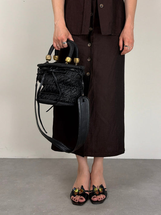 Borsa a secchiello vintage