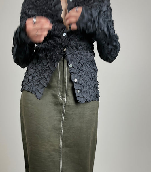 Crinkle handmade shirt