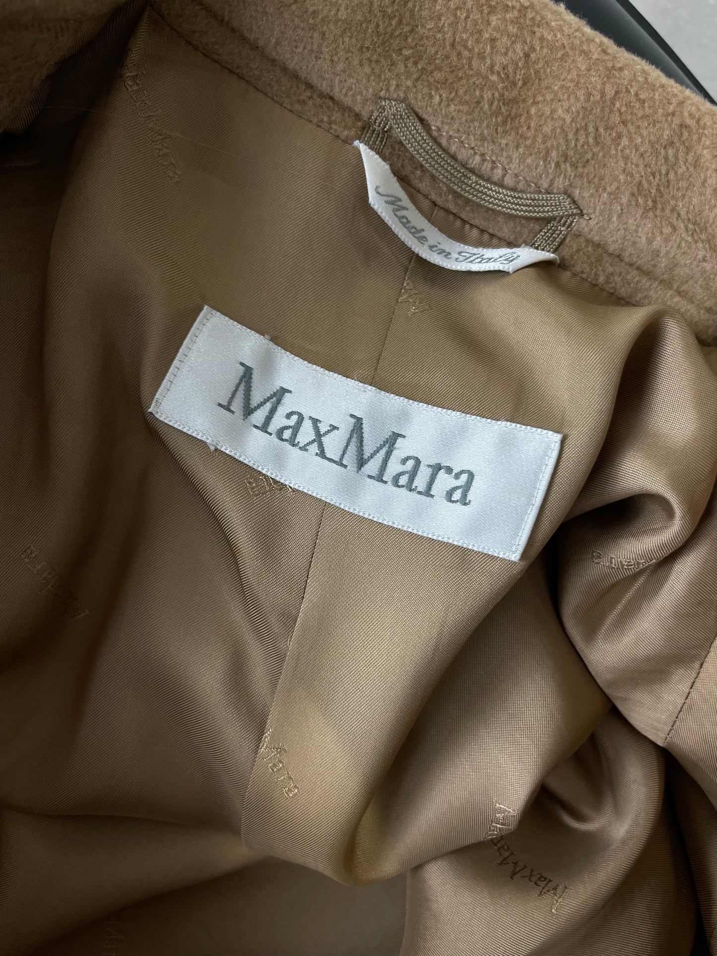 Max Mara 101801 camel coat