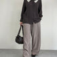 Camicia in pura seta con colletto in pizzo
