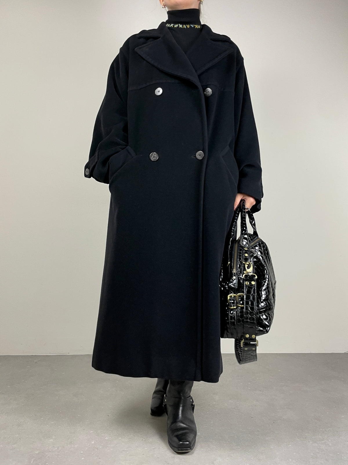 SPORTMAX cappotto in lana e cashmere