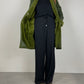 Green shearling jacket