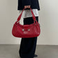 Borsa in vera pelle rossa