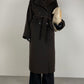 Max Mara cappotto in pura lana vergine marrone