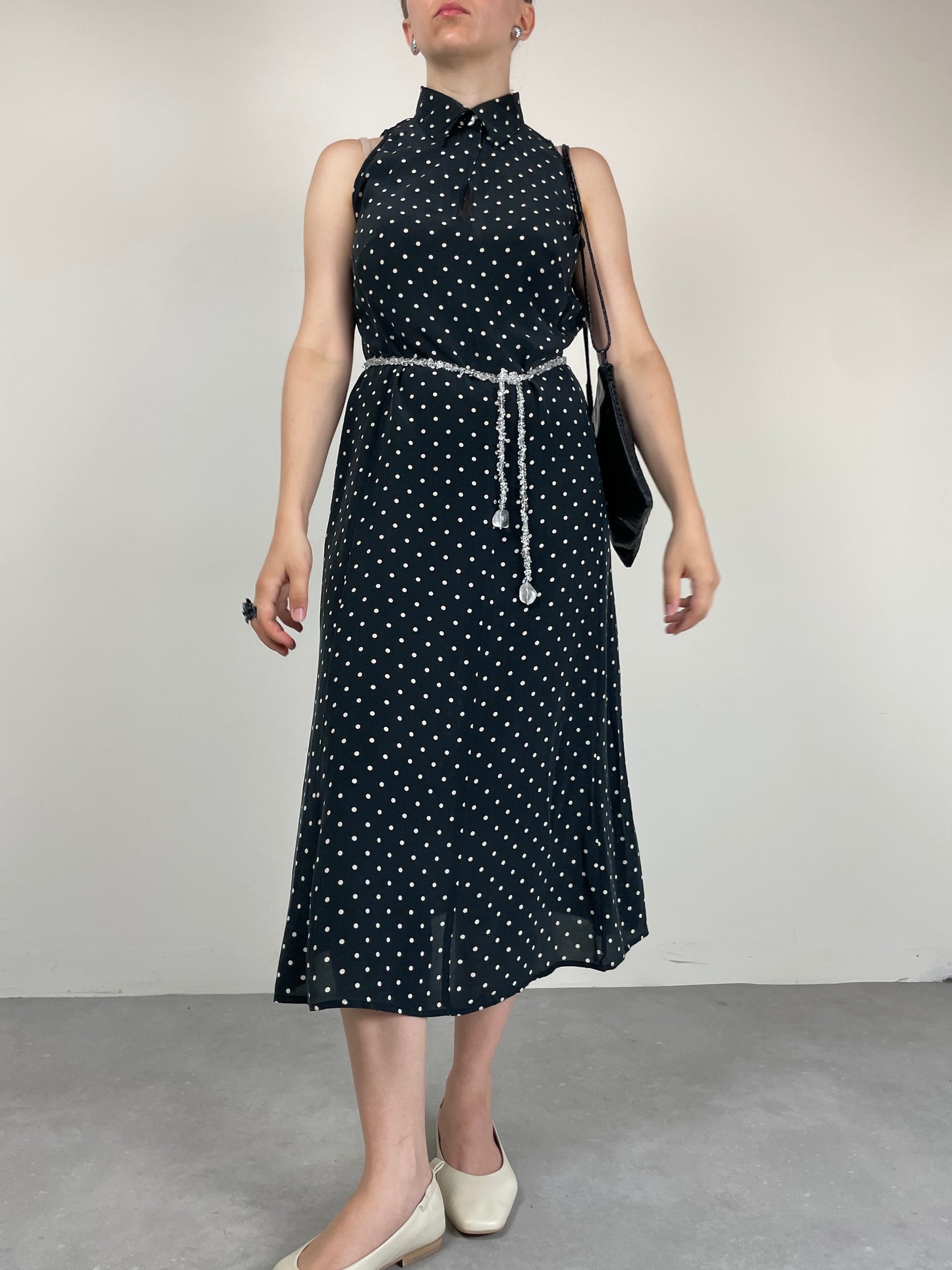 Abito MAX MARA in pura seta a pois
