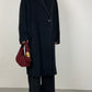 Black wool coat