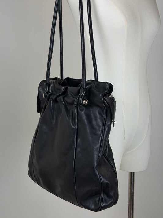 Borsa shopper in vera pelle made in Italy