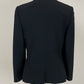 Blazer nero con ricamo intagliato