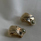 Gold plated vintage earrings