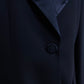 Blazer smoking in lana e seta Made in Italy