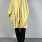 Cappotto in lana angora e cashmere con sciarpa integrata