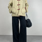 Piumino vintage in seta e cotone double face