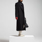 Cappotto in baby alpaca e lana superfine