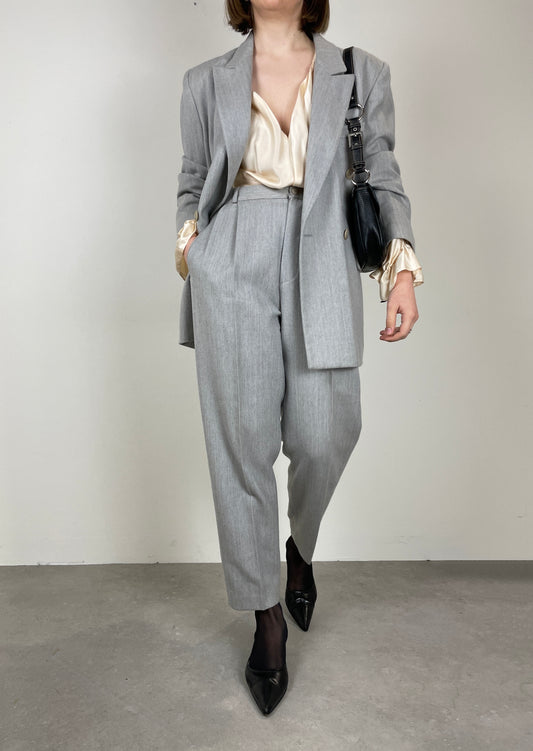 Made in Paris grey wool suit