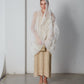 Stola Max Mara in organza di seta con ricamo floreale
