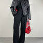 Chiodo vintage in vera pelle