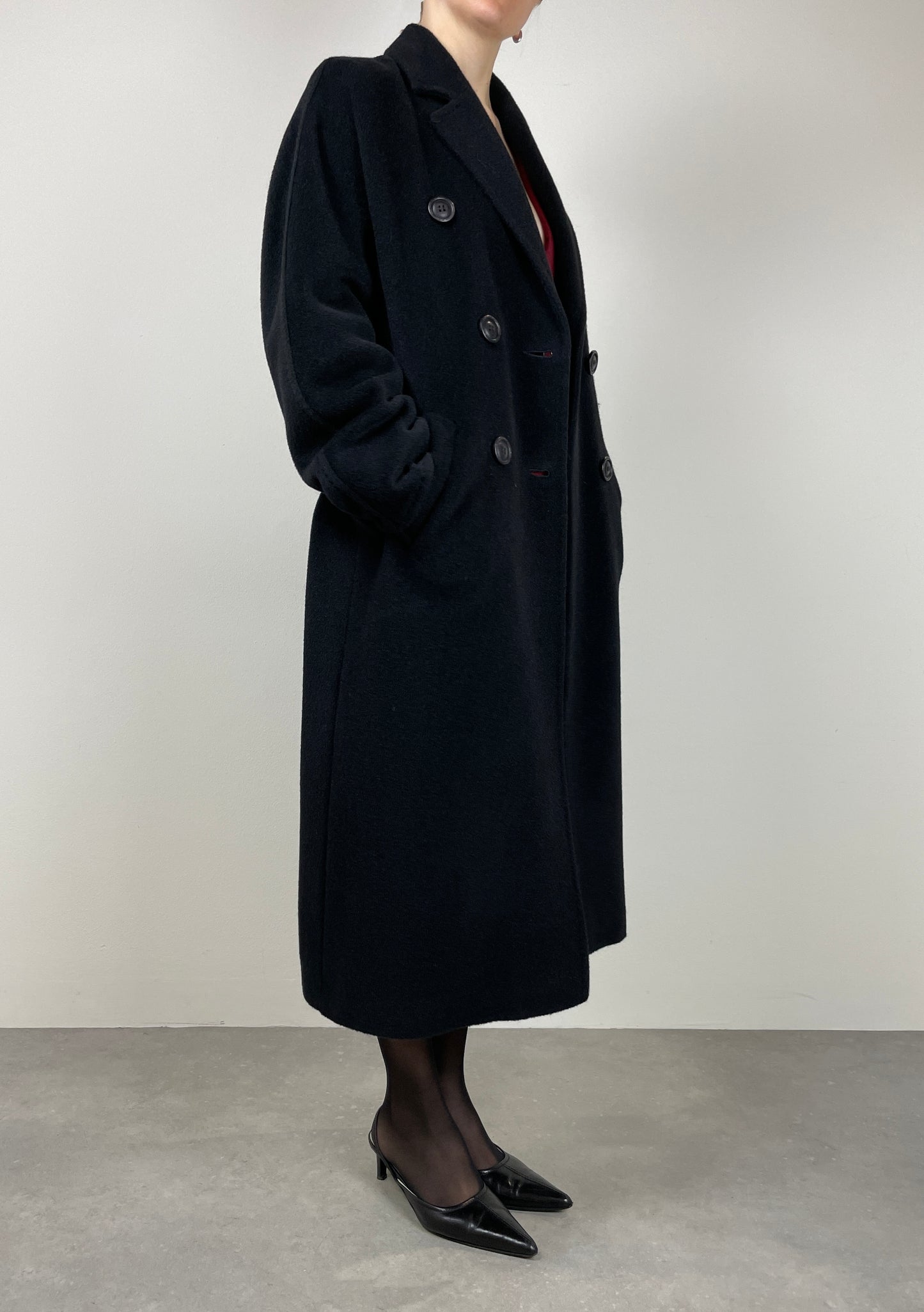 Alpaca and wool coat