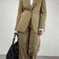 Completo vintage Made in Italy in misto lana gessato