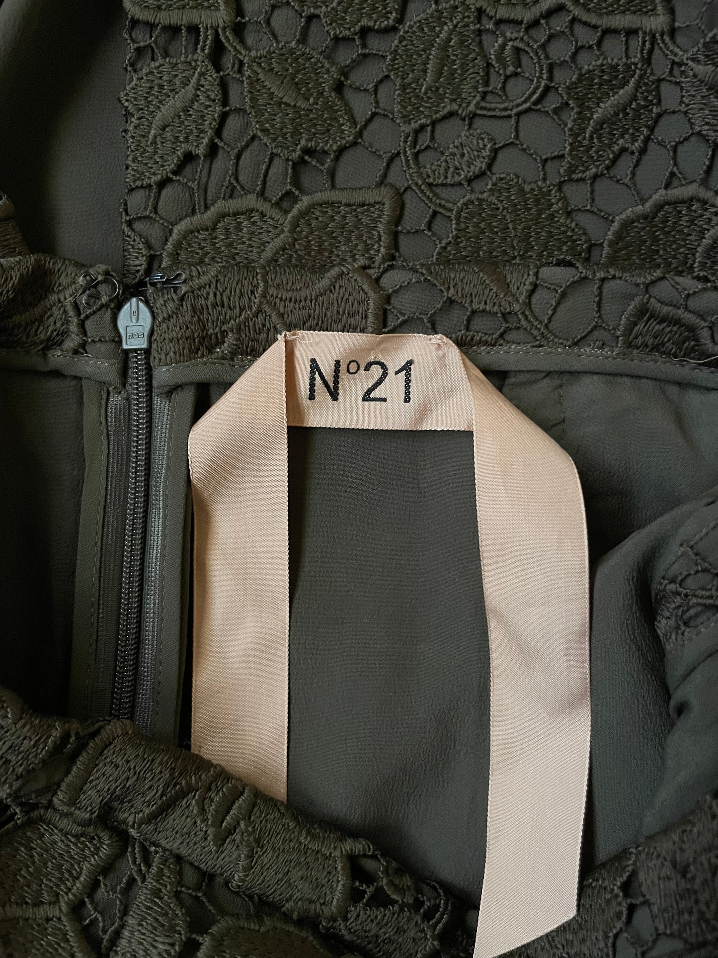 Gonna N21 in pizzo verde