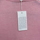 Maglione in pura lana merino extrafine color rosa