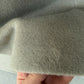 Cappotto lungo in pura lana vergine color grigio sabbia