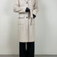 Seashell wool coat