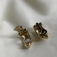 Gold plated vintage earrings