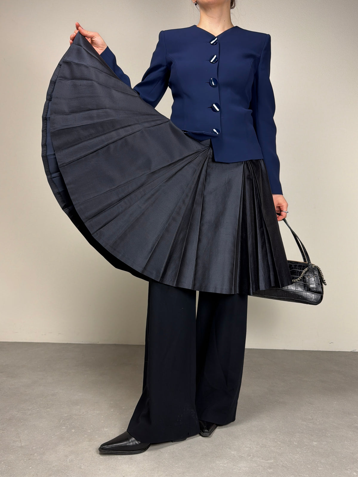 Gonna MAX MARA in shantung di seta e cotone