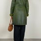 Green shearling jacket