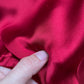 Pantalone in pura seta tagliato in sbieco