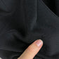 Cappotto lungo nero in beaver di pura lana