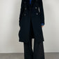 SPORTMAX Black wool coat