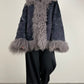 Piumino Made in Italy con pelliccia Mongolia