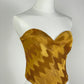 Bustier La Perla in raso micro plissè