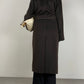 Max Mara cappotto in pura lana vergine marrone