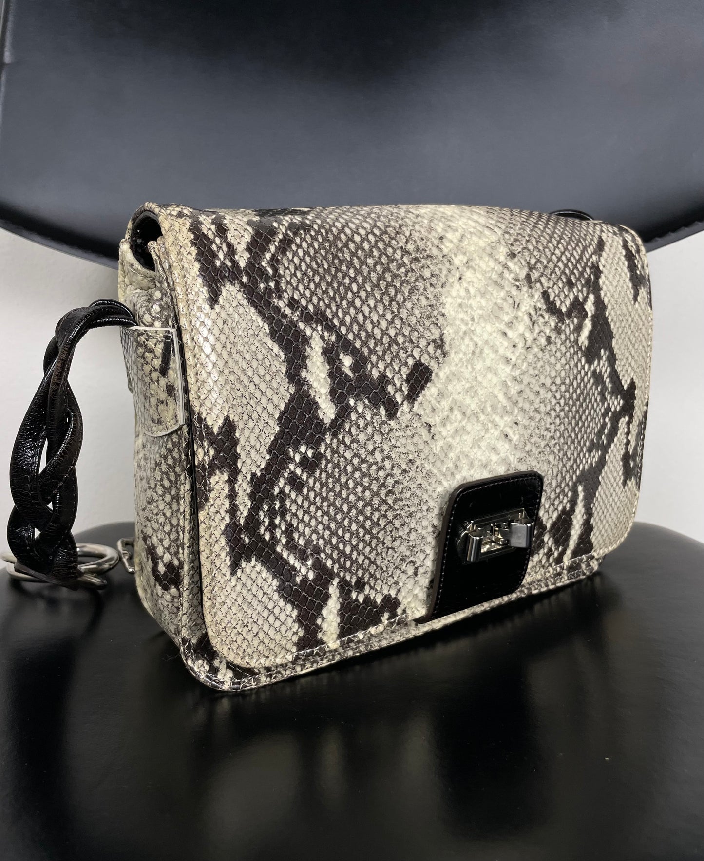 Vintage python leather bag