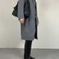 MAX MARA cappotto in drap di lana e angora doppiato