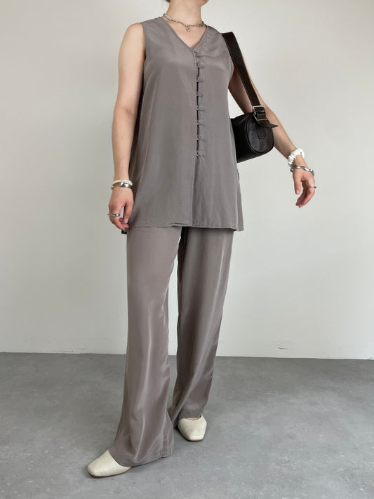 Completo vintage in pura seta