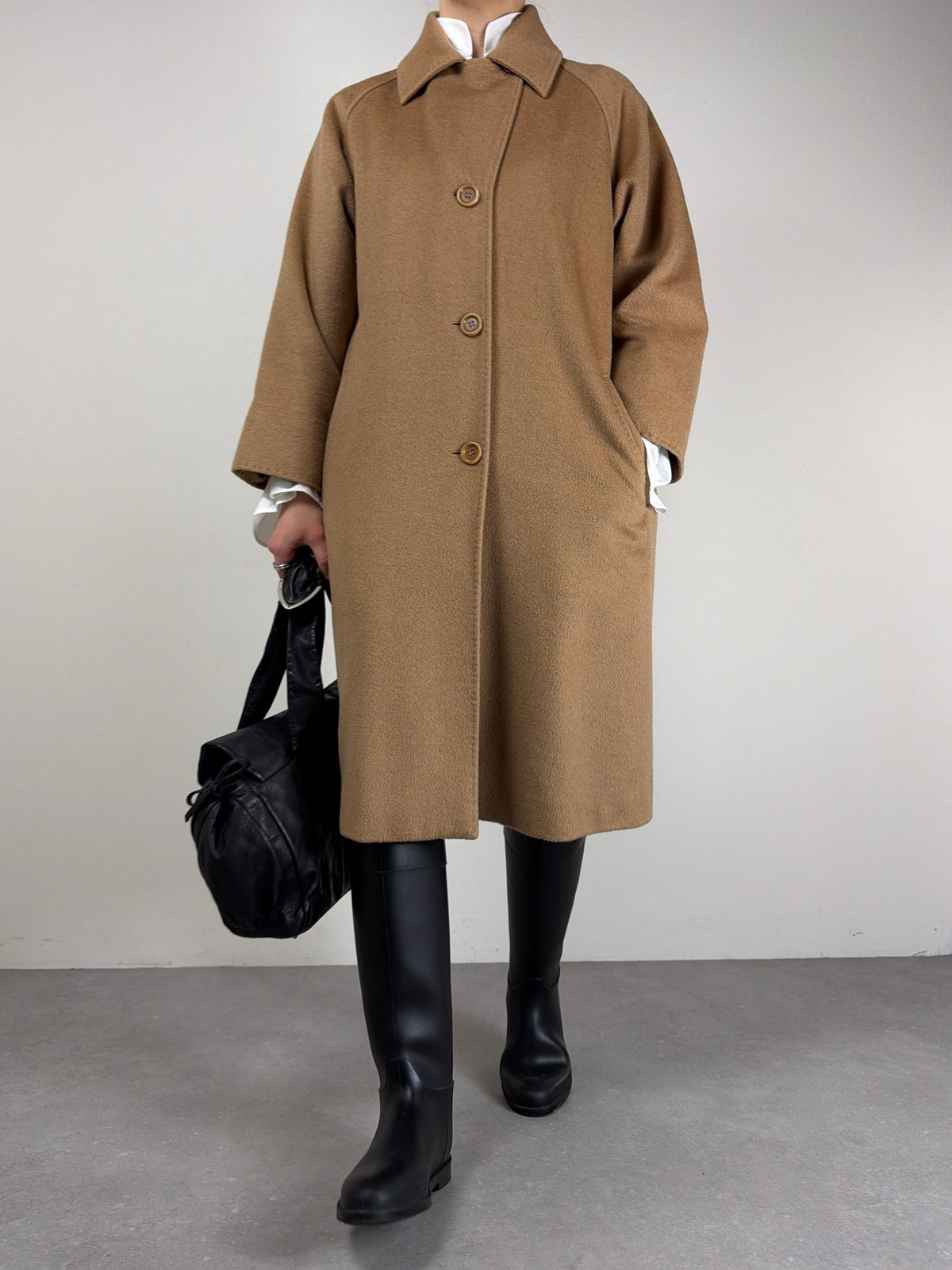 MAX MARA cappotto in 100% cammello