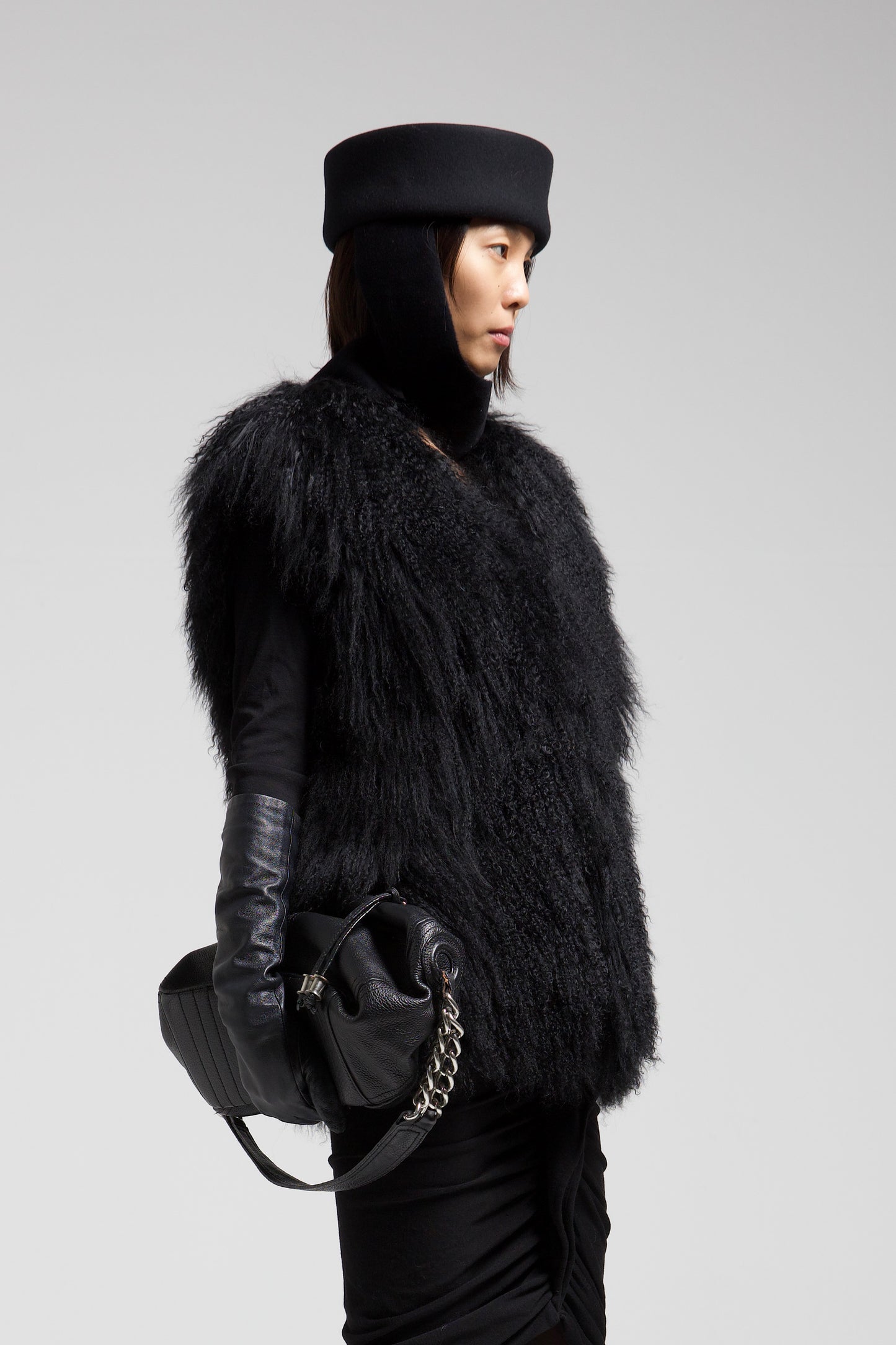 Gilet in pelliccia di Mongolia