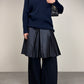 Maglione in lana e cashmere con intrecci