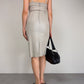 PRADA abito in cotone e lino