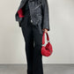 Chiodo vintage in vera pelle