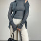 Co-ord vintage con top e cardigan