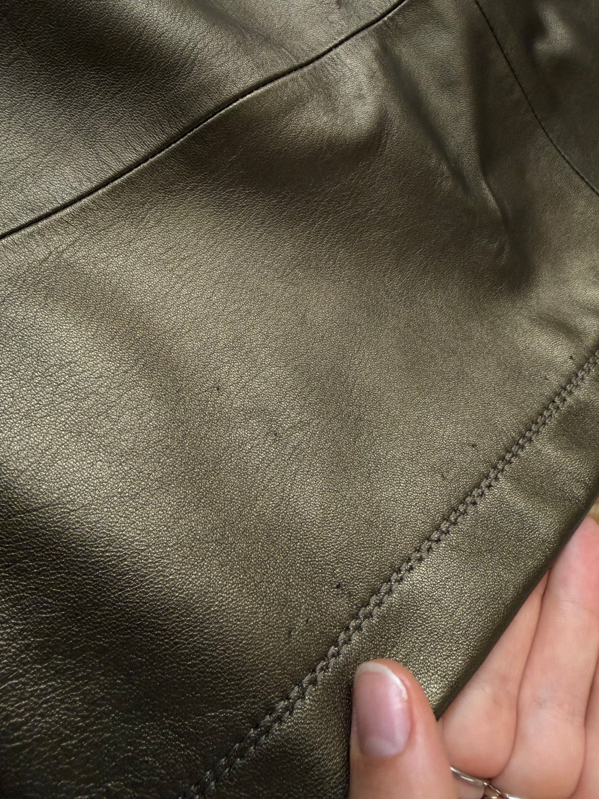 MAX MARA gonna in vera pelle