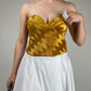 Bustier La Perla in raso micro plissè
