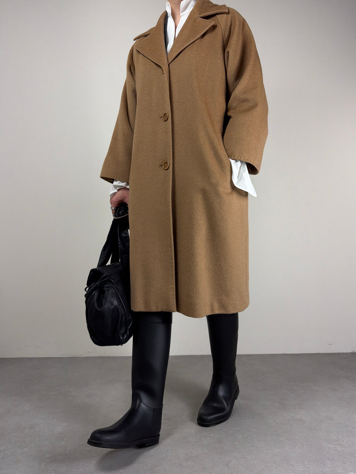 MAX MARA cappotto in 100% cammello