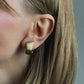 Gold plated earrings