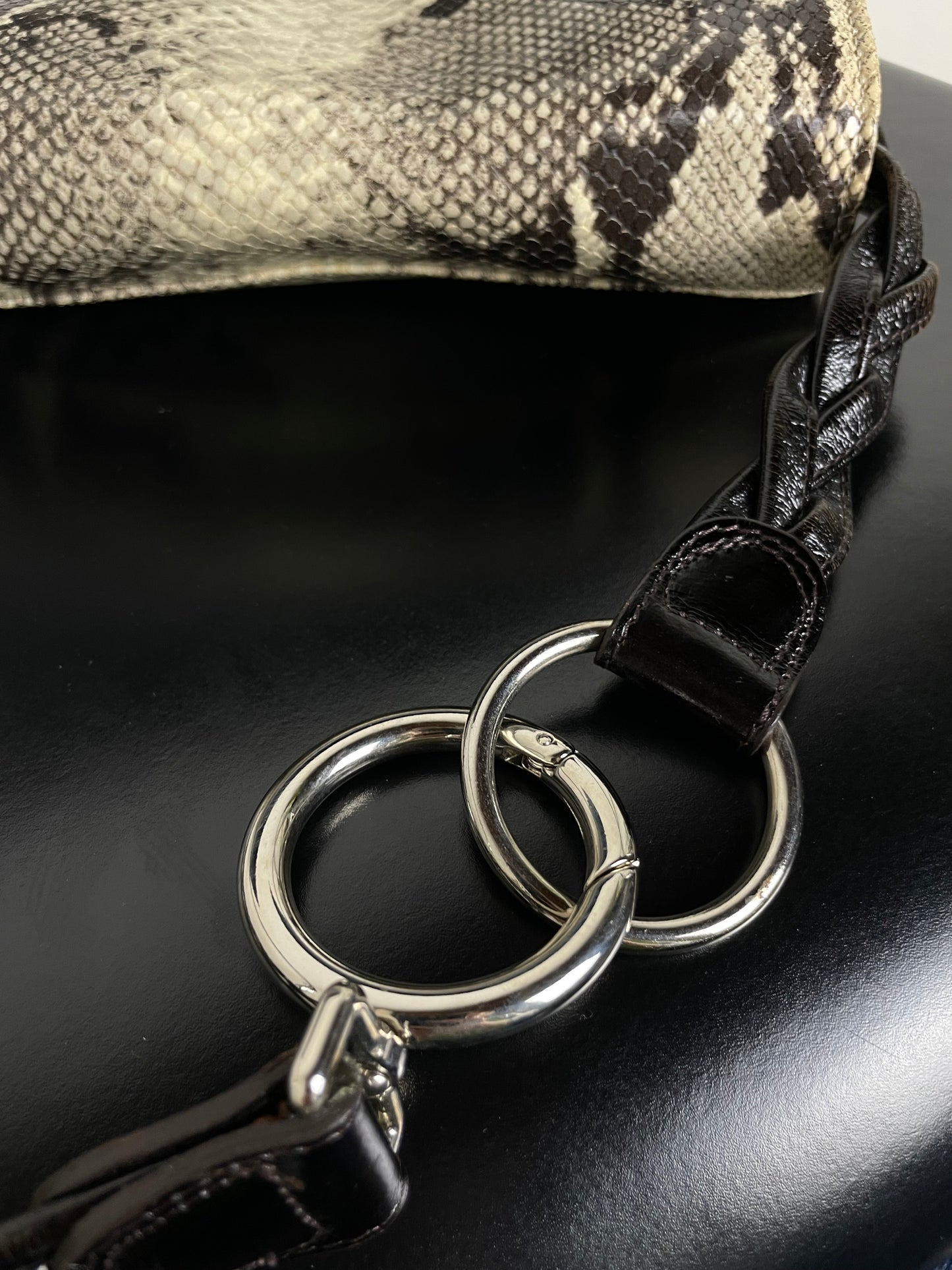 Vintage python leather bag