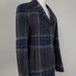 Blazer Jil Sander in mohair spazzolato tartan